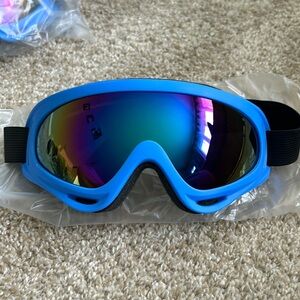 Blue Snowboarding/Skiing/Sledding Glasses